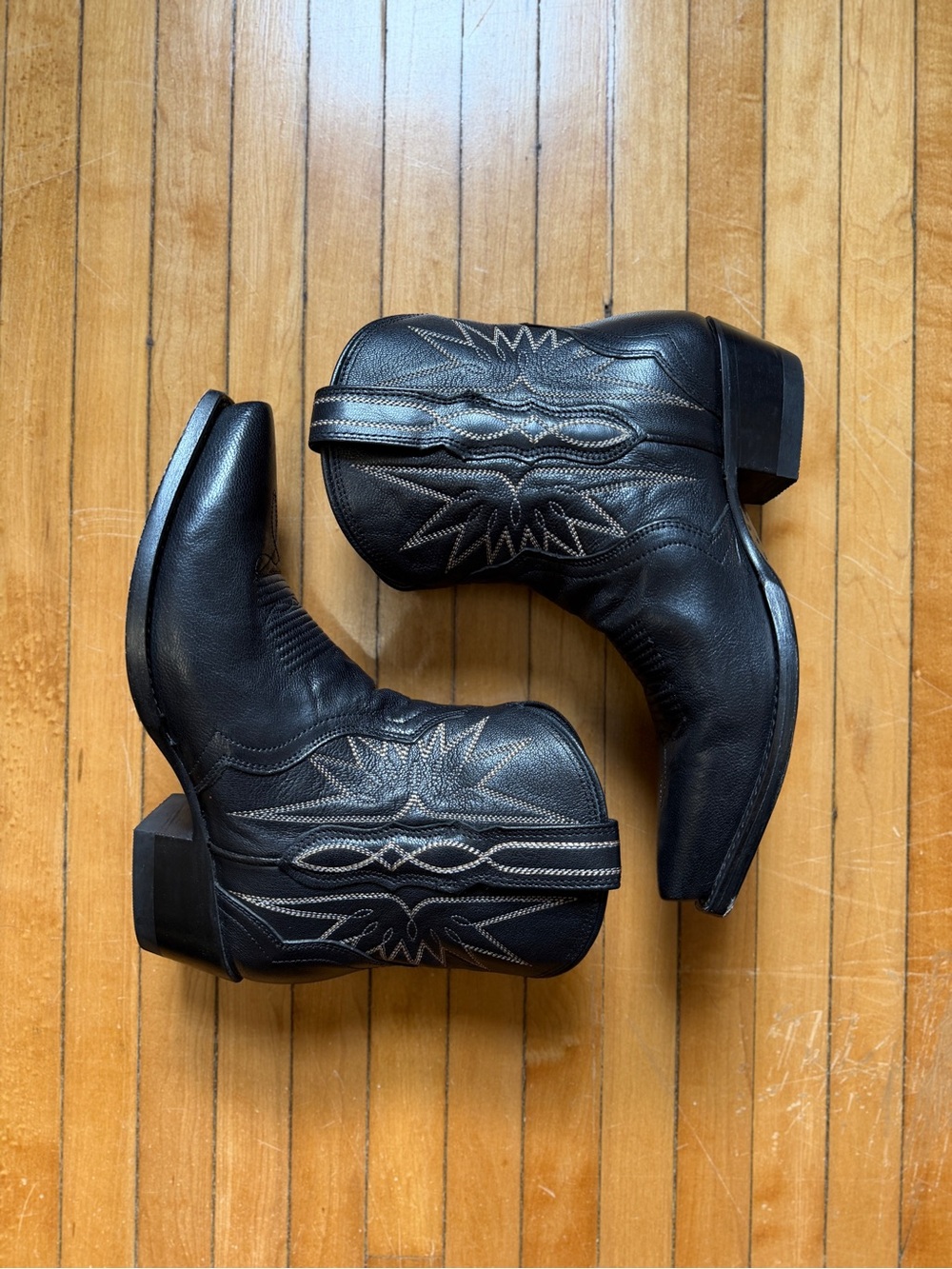 Tecovas Lynn Western Cowgirl Boot Midnight Black Women Sz. 6